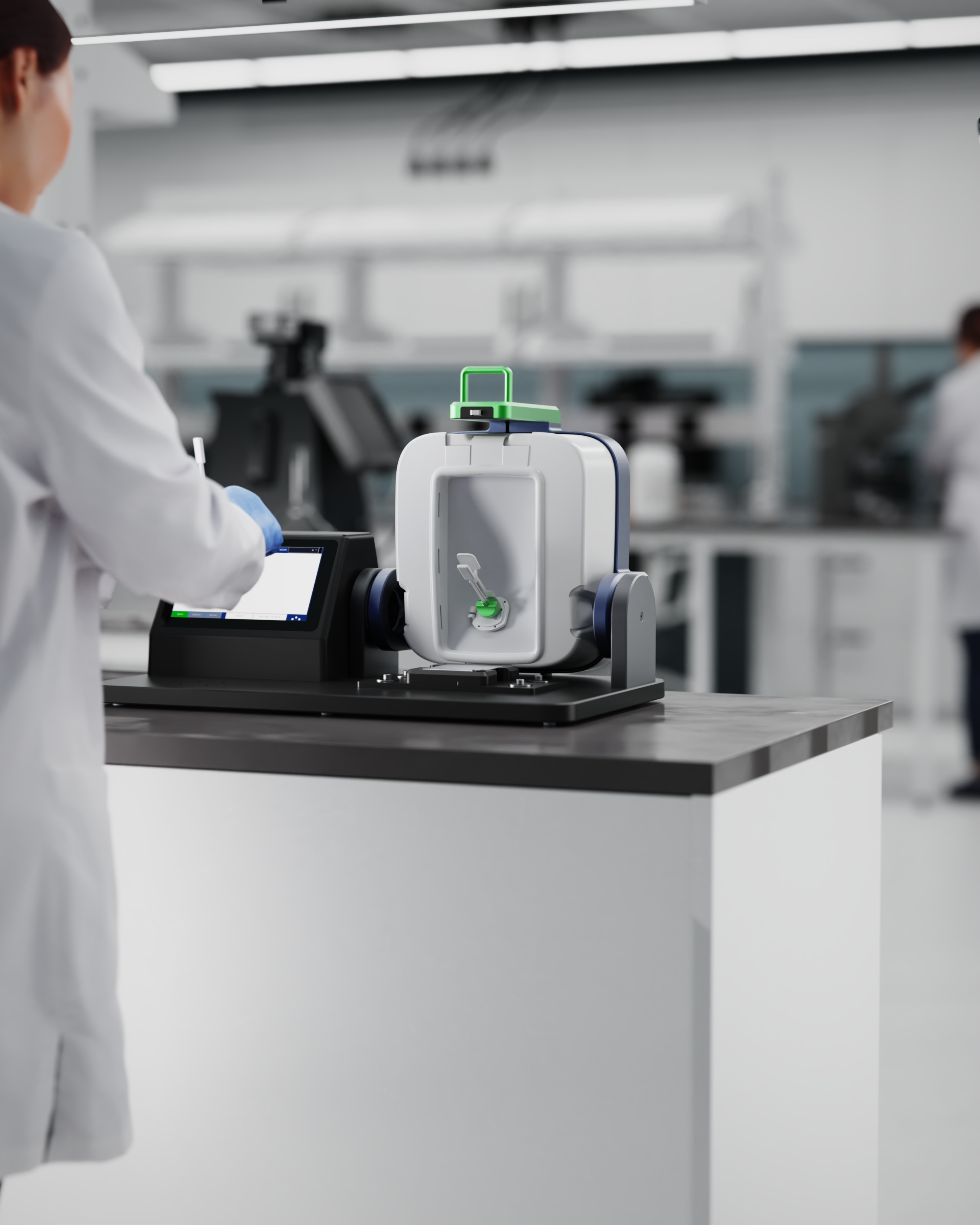 SWAB-B benchtop unit in a laboratory
